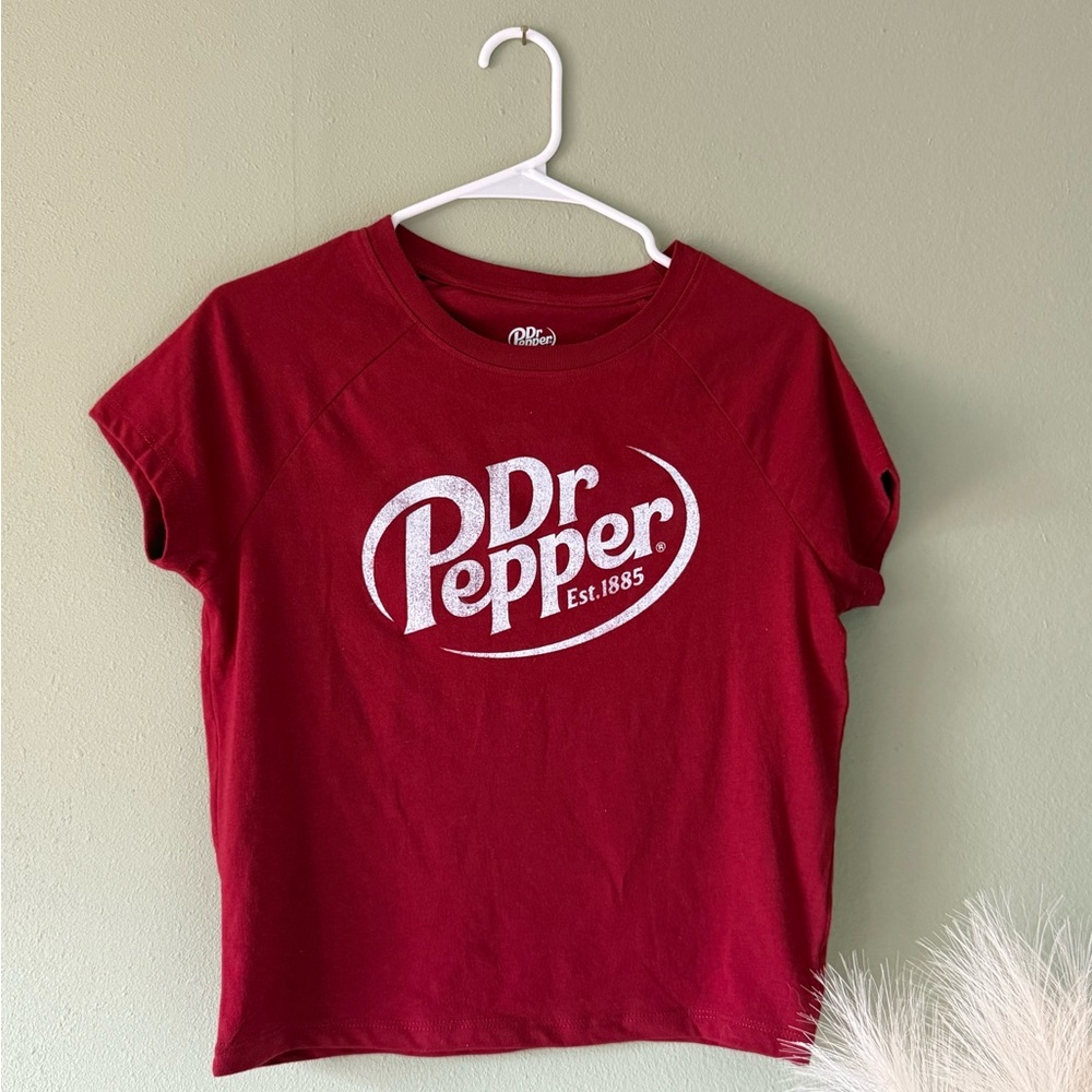 Dr Pepper Red Graphic T-Shirt size teen L NWT